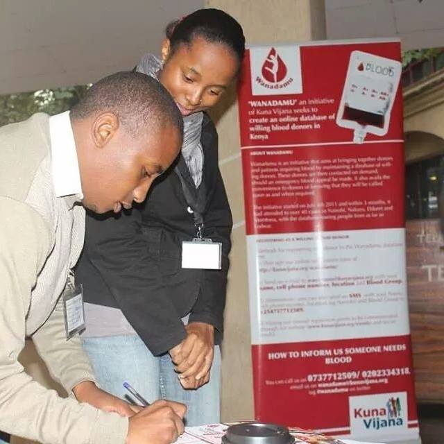 Registering Orange Kenya staff onto the Wanadamu database at their HQ