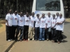 The team before heading out for civic education campaign in Nairobi