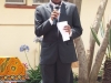 Giving a speech at vision africa